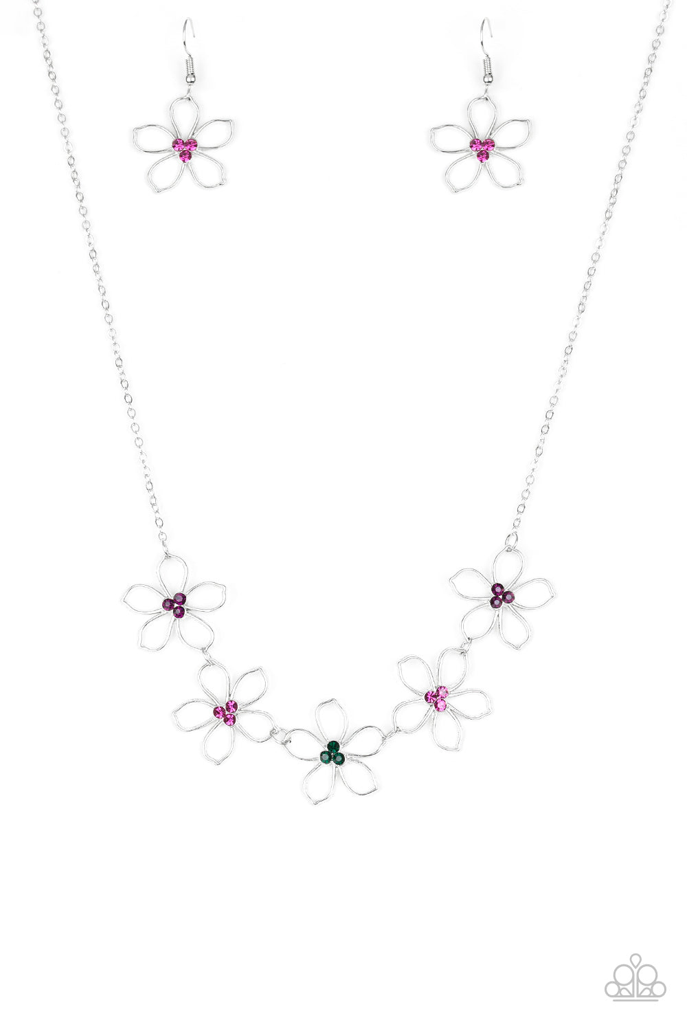 Hoppin Hibiscus - Multi Necklace