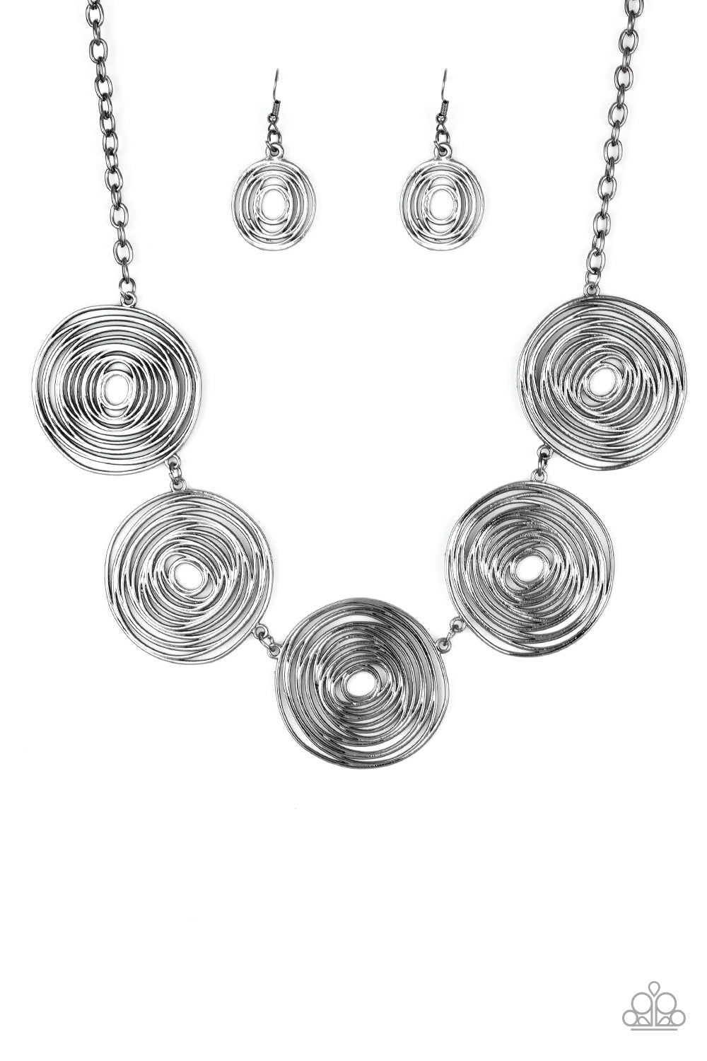 SOL-Mates - Black Gunmetal Necklace