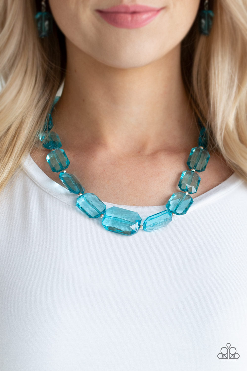 ICE Versa - Blue Necklace