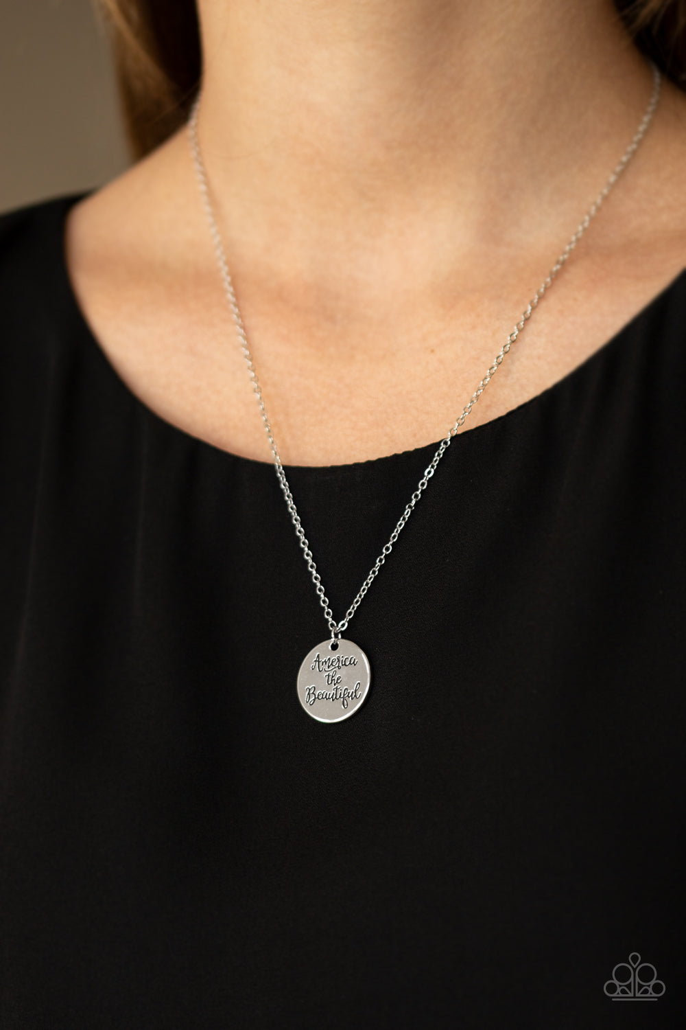 America The Beautiful - Silver Necklace