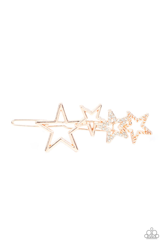 From STAR To Finish - Gold Hair Clip