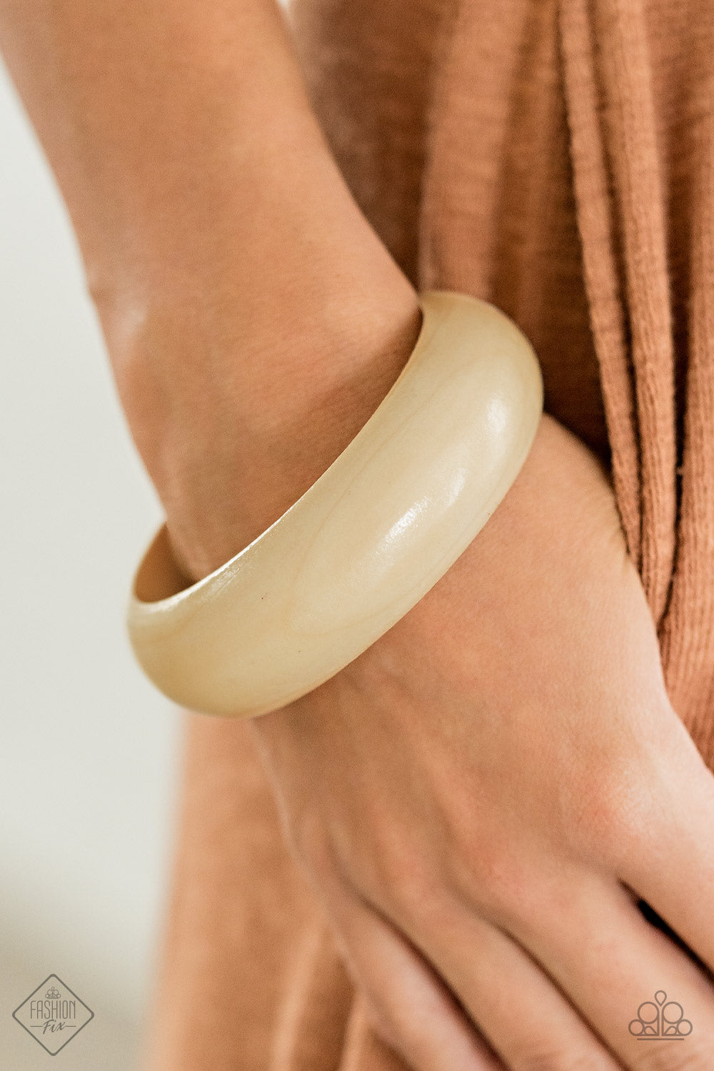 Whimsically Woodsy Wooden Bracelet