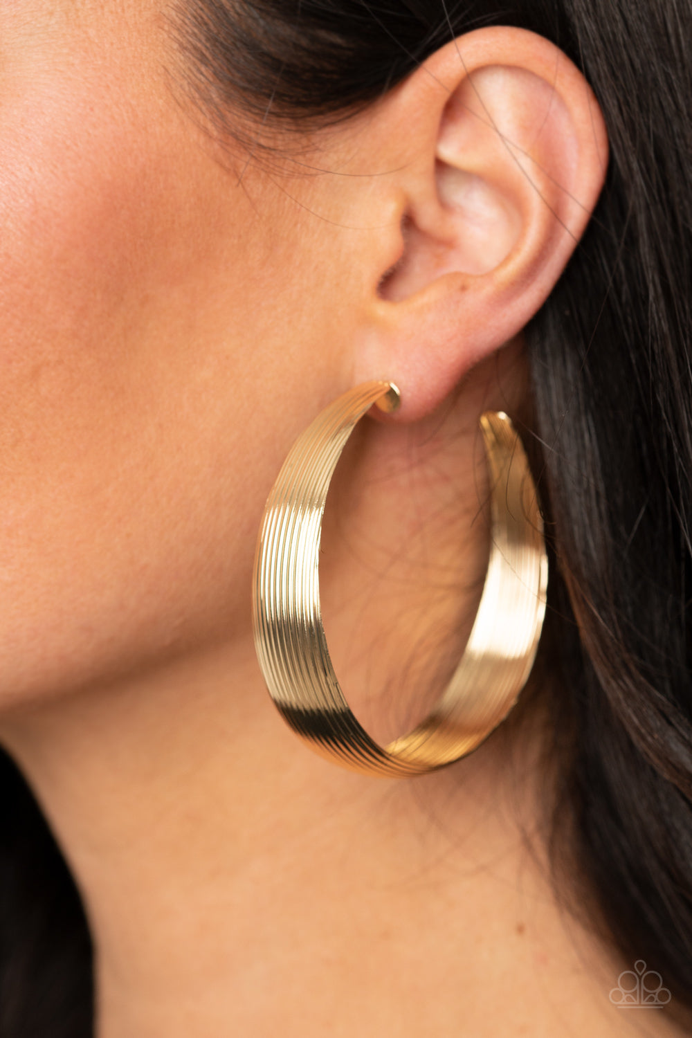 Desert Wanderings - Gold Hoop Earrings