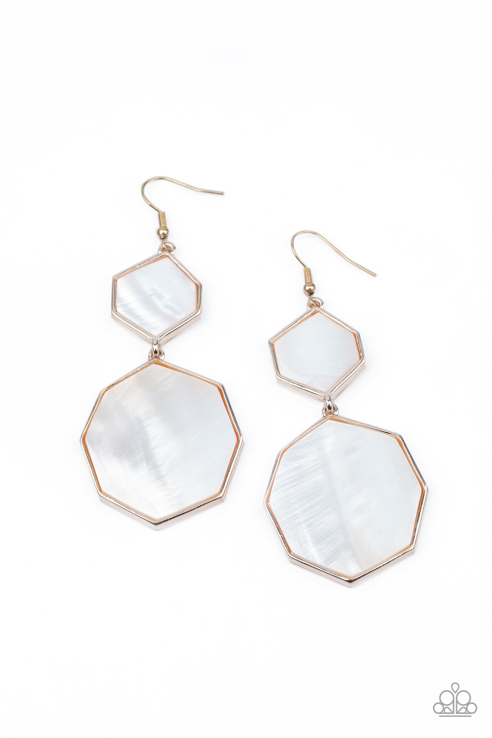 Vacation Glow - Rose Gold Earrings