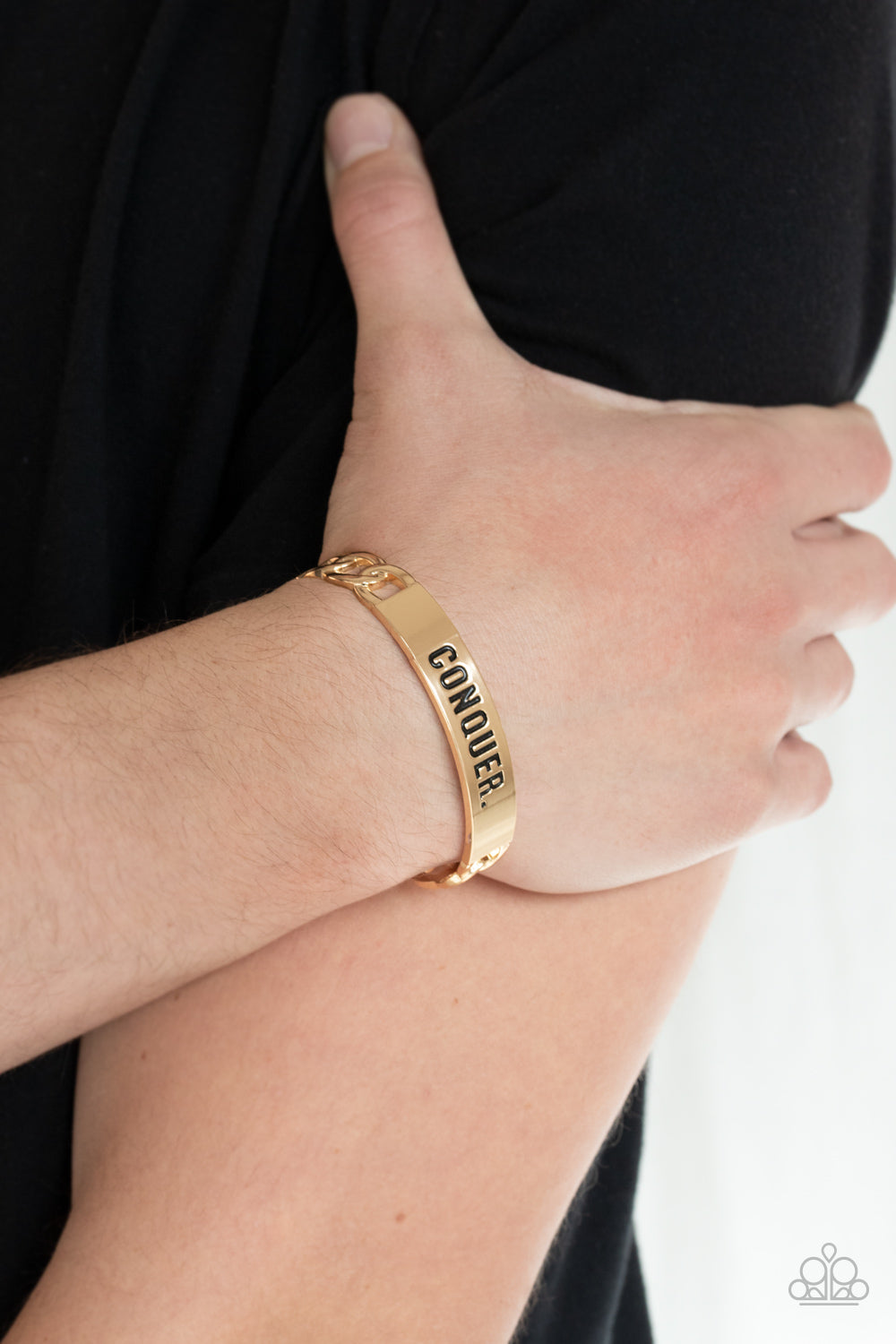 Conquer Your Fears - Gold Bracelet