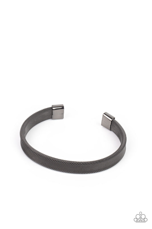 Quit MESHing around - Black Bracelet