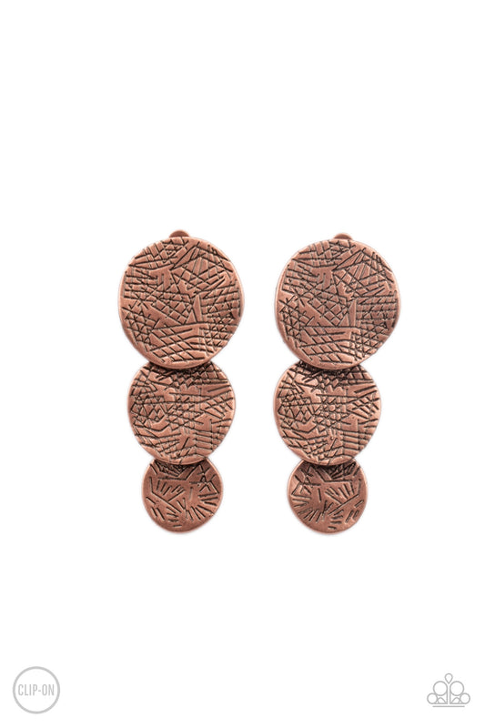 Ancient Antiquity - Copper Earrings