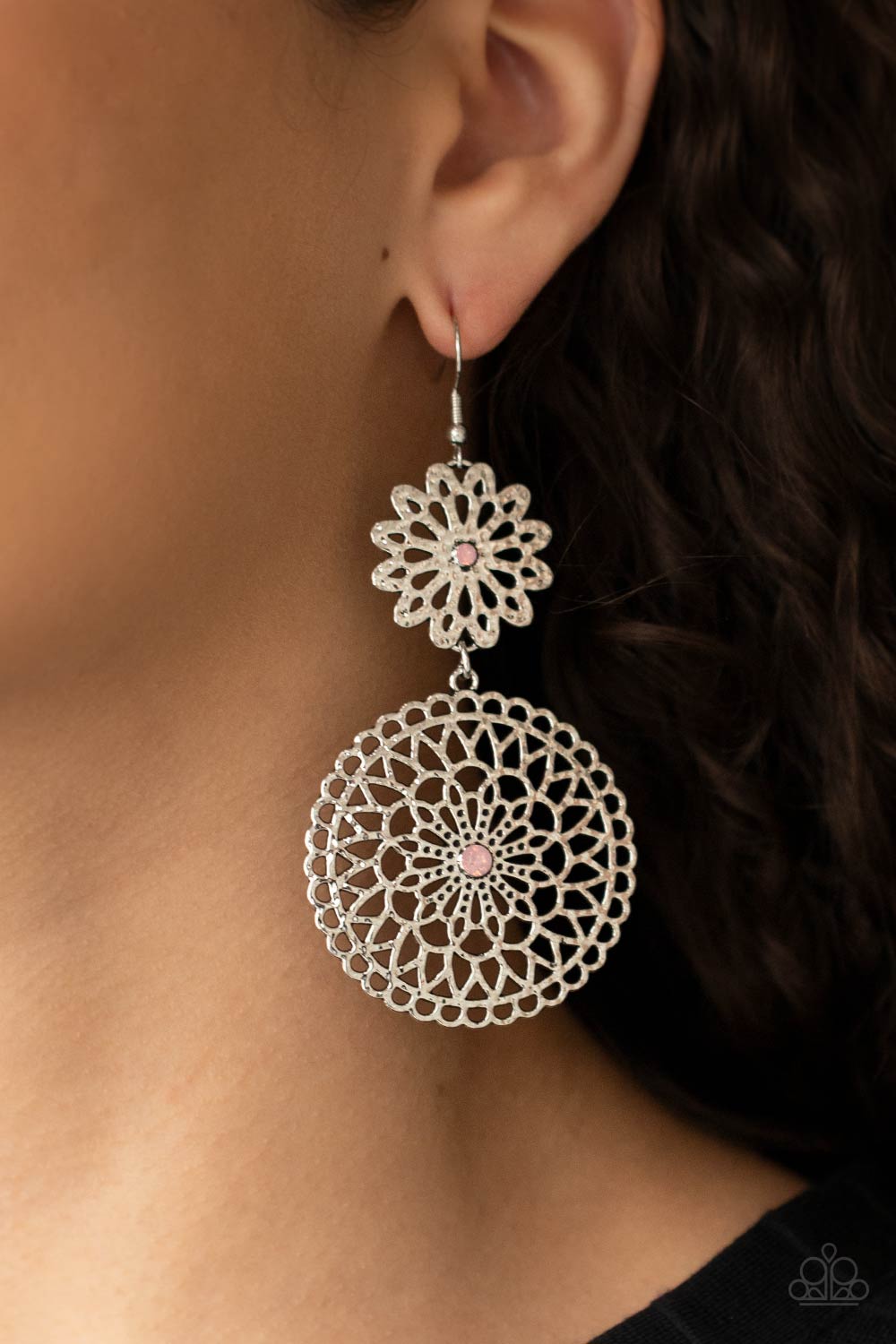 Garden Mantra - Pink Earrings