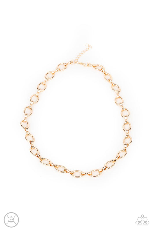 Craveable Couture - Gold Choker Necklace