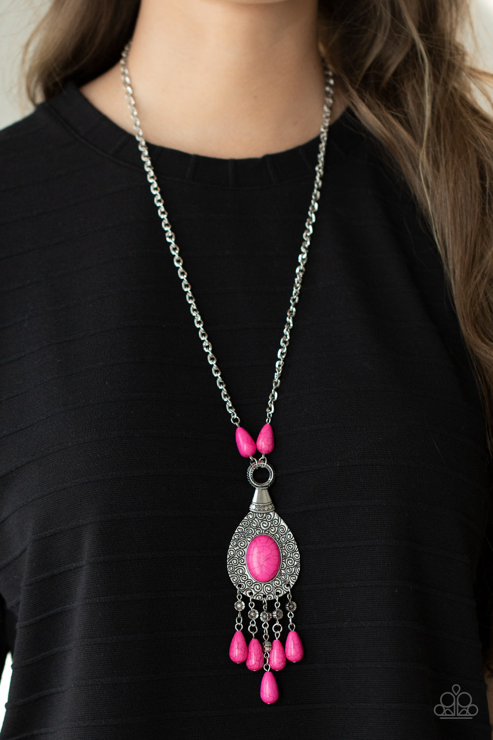 Cowgirl Couture - Pink Necklace