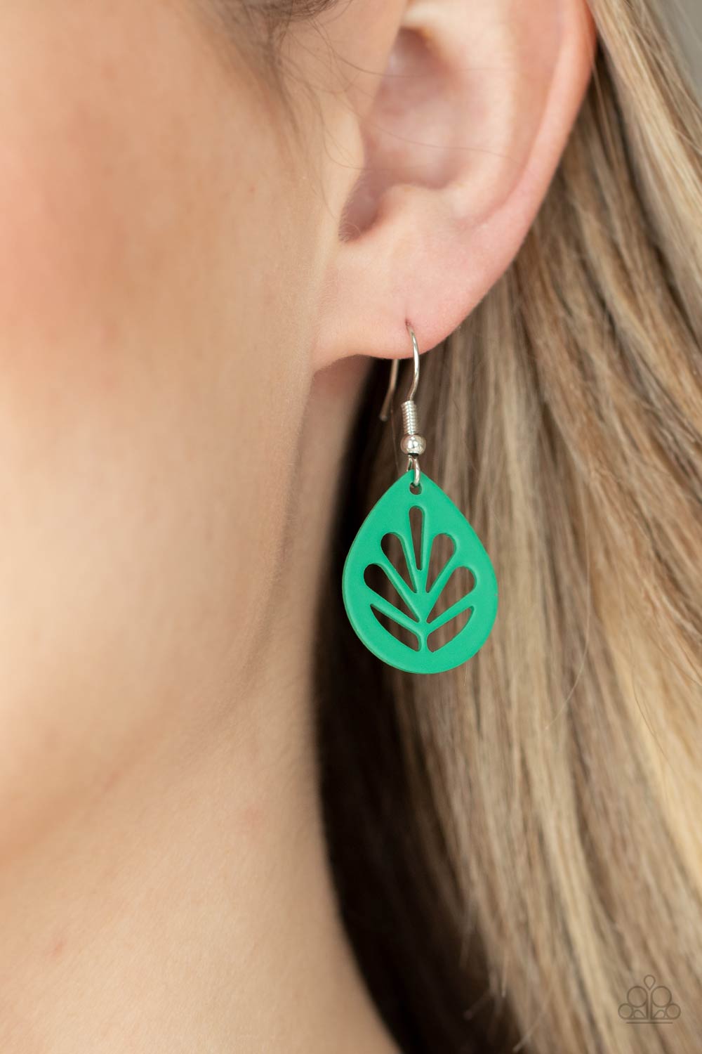 LEAF Yourself Wide Open - Green Earrings