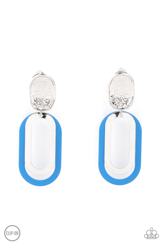 Melrose Mystery - Blue Earrings