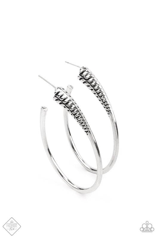 Fully Loaded - Silver Earrings