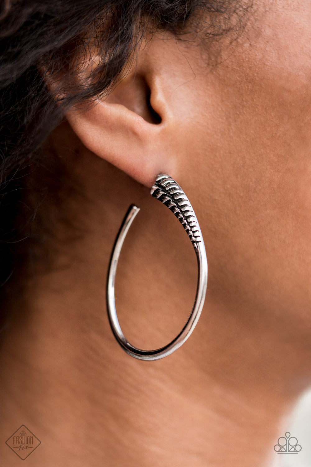 Fully Loaded - Silver Earrings