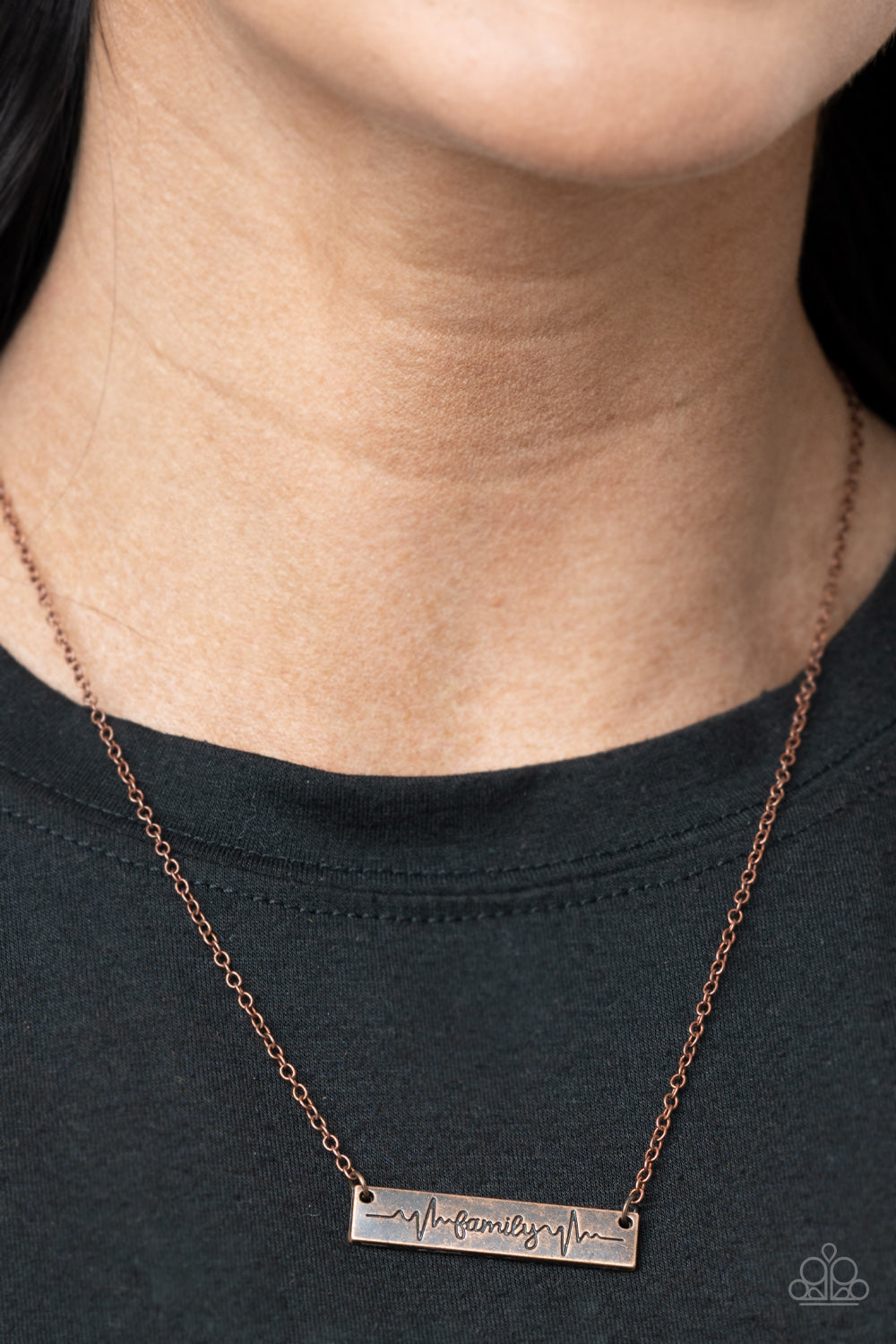 Living The Mom Life - Copper Necklace