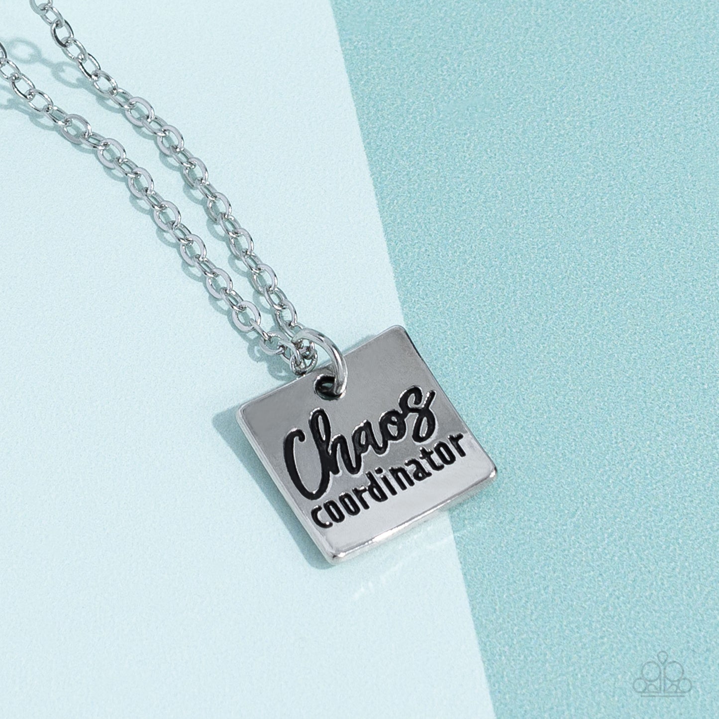 Chaos Coordinator - Silver Necklace