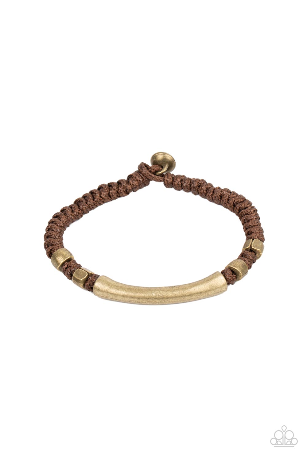 Grounded in Grit - Brown Bracelet