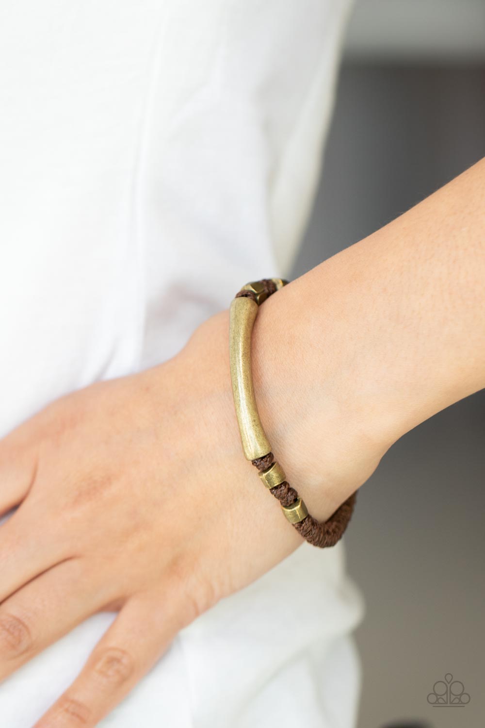 Grounded in Grit - Brown Bracelet