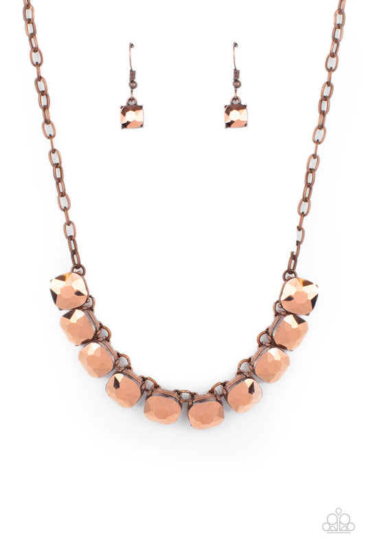 Radiance Squared - Copper Necklace