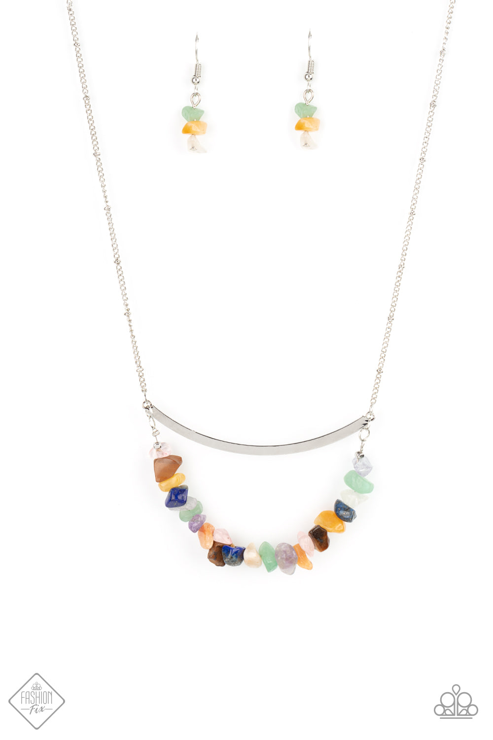 Pebble Prana - Multi-color Necklace