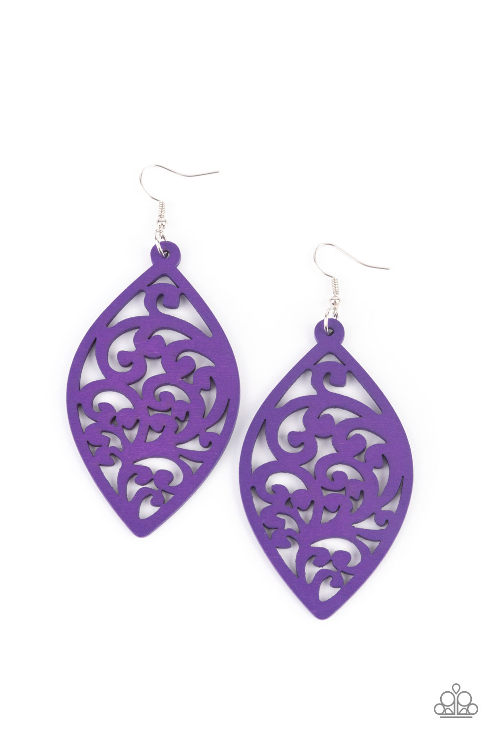 Coral Garden - Purple Earrings