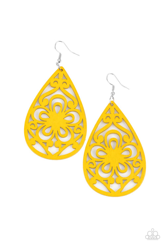 Marine Eden - Yellow Earrings