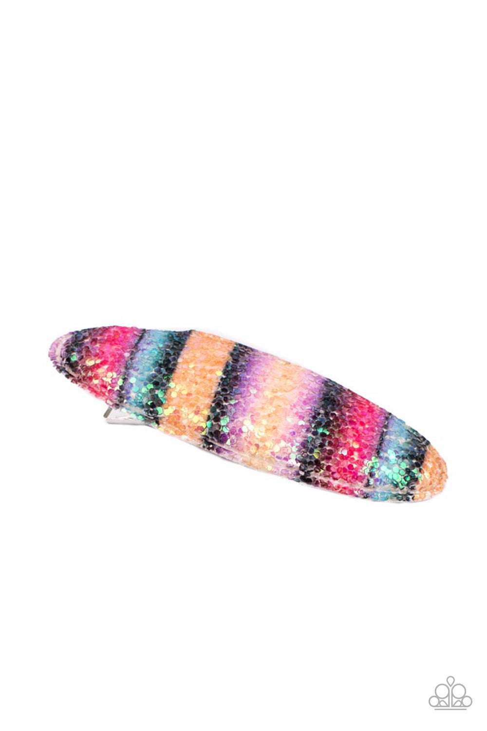 Rainbow Pop Summer - Multi Color Hair Clip