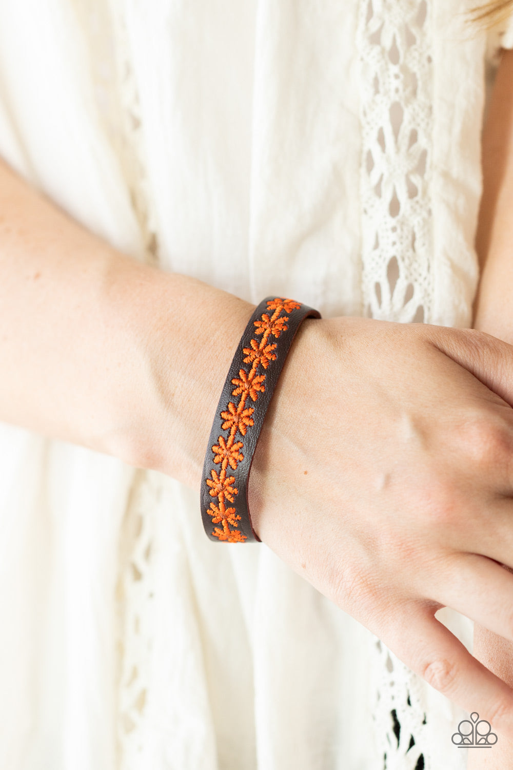 Wildflower Wayfarer - Orange Bracelet