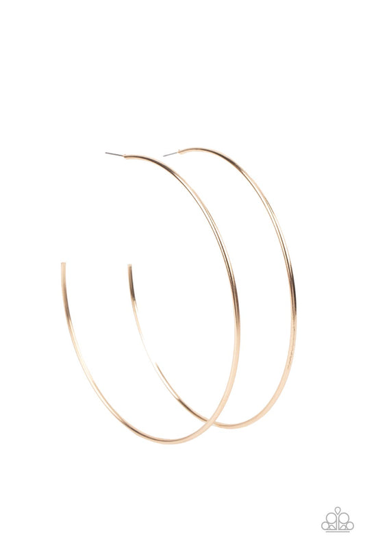 Colossal Couture - Gold Hoop Earrings