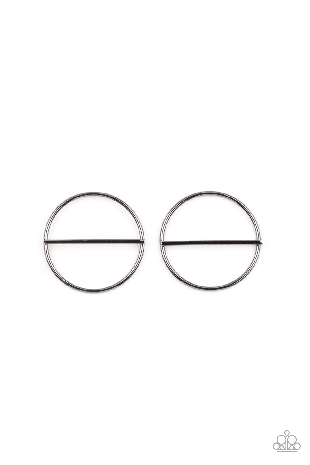 Dynamic Diameter - Black Earrings