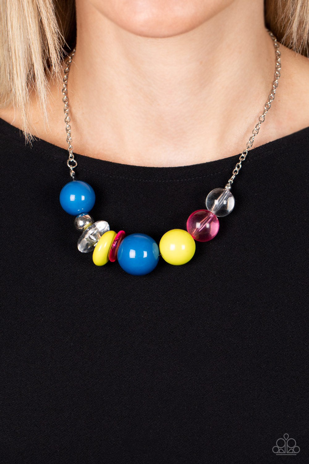 Bauble Bonanza - Multi Colored Necklace