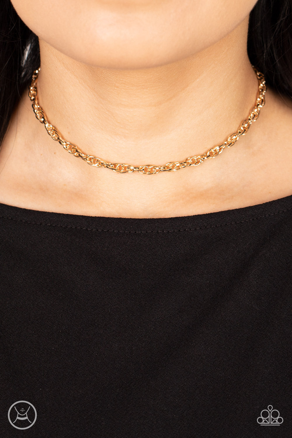 Urban Underdog - Gold Choker Necklace