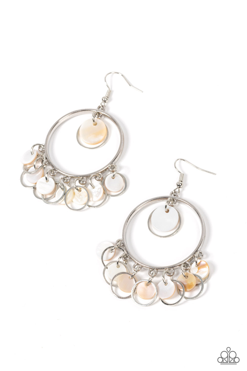 Cabana Charm - White Earrings