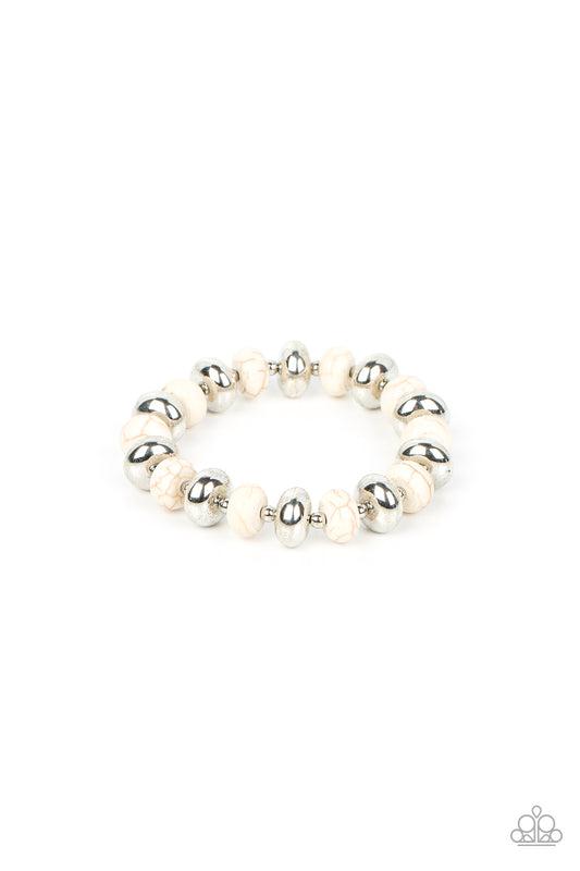 Stone Age Aesthetic - White Bracelet