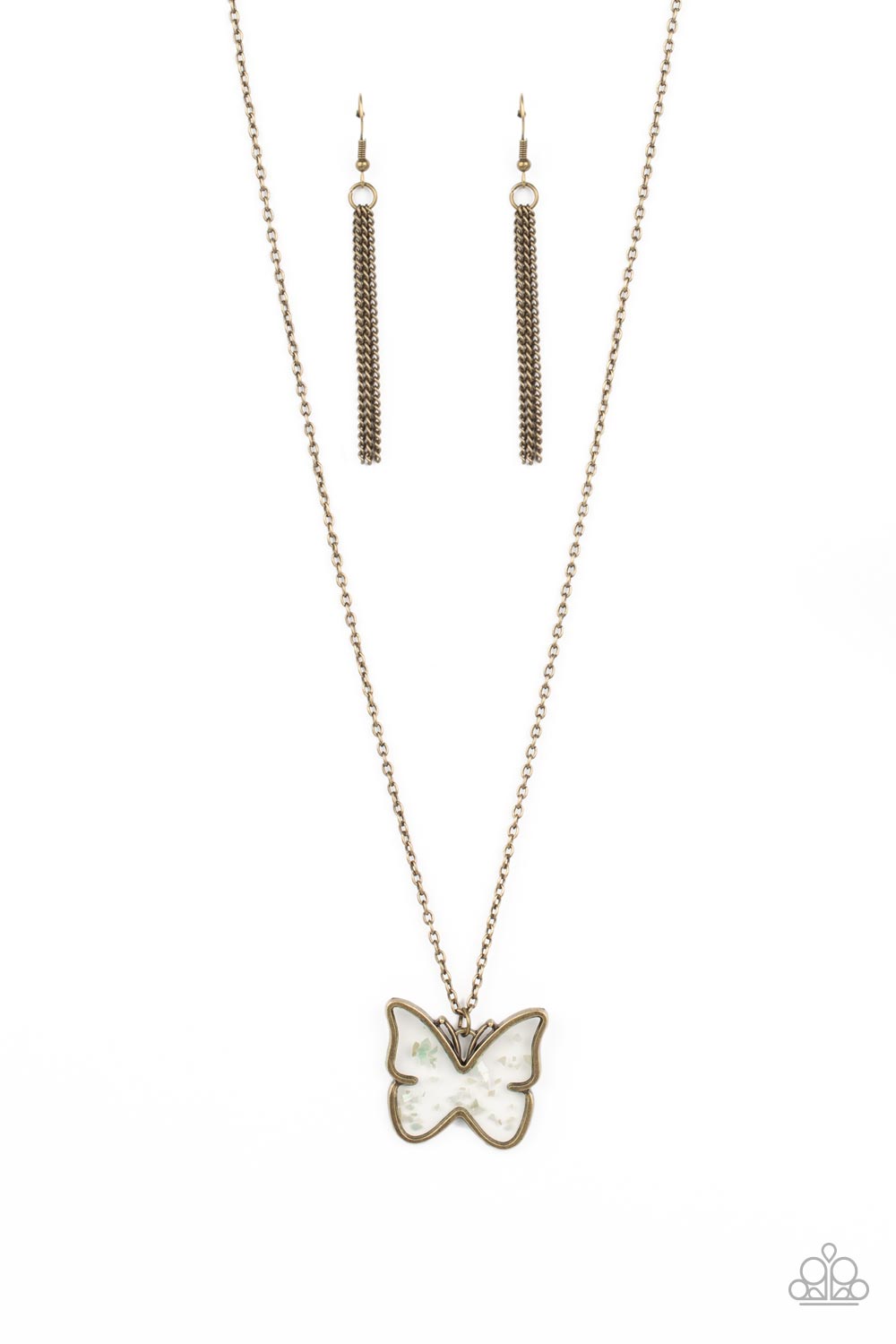 Gives Me Butterflies - Brass Necklace