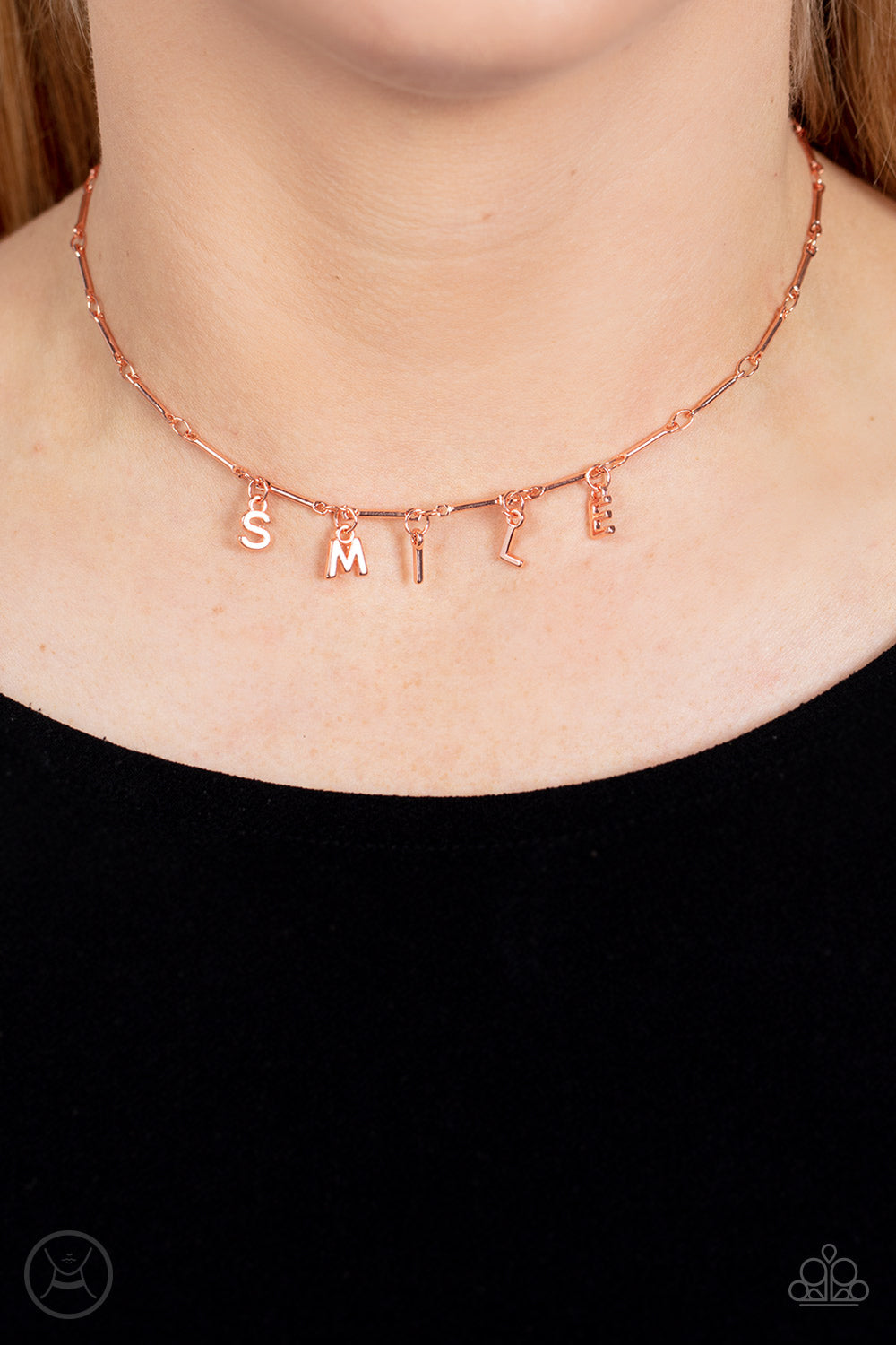 Say My Name - Copper Smile Necklace