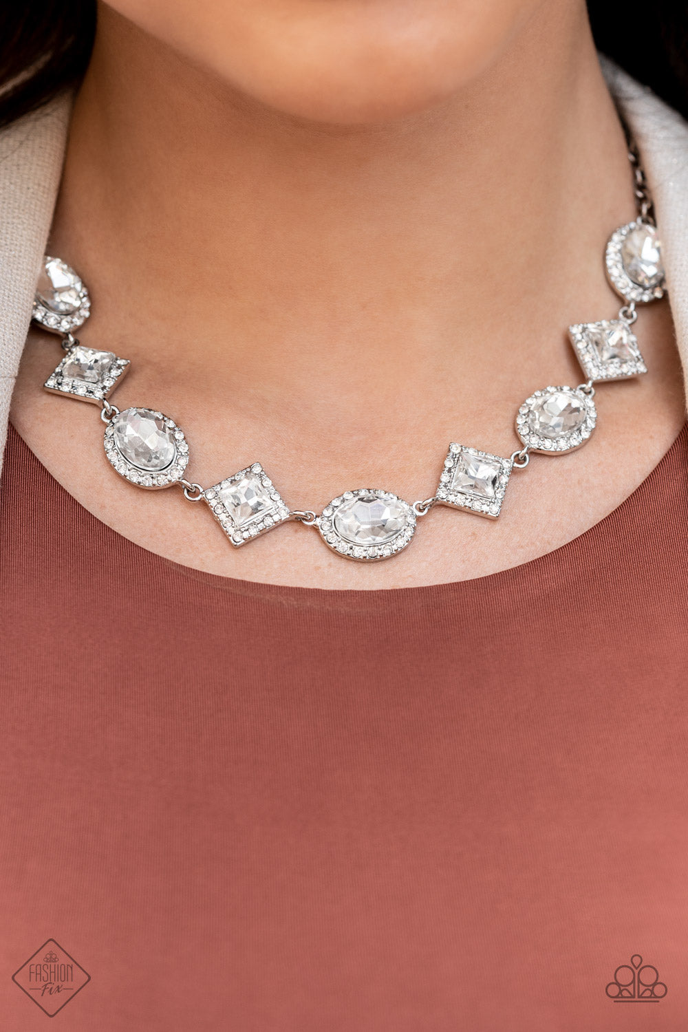 Diamond of the Season - White Necklace