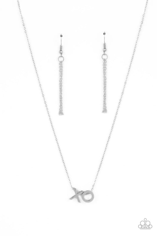 Hugs and Kisses - Silver Necklace