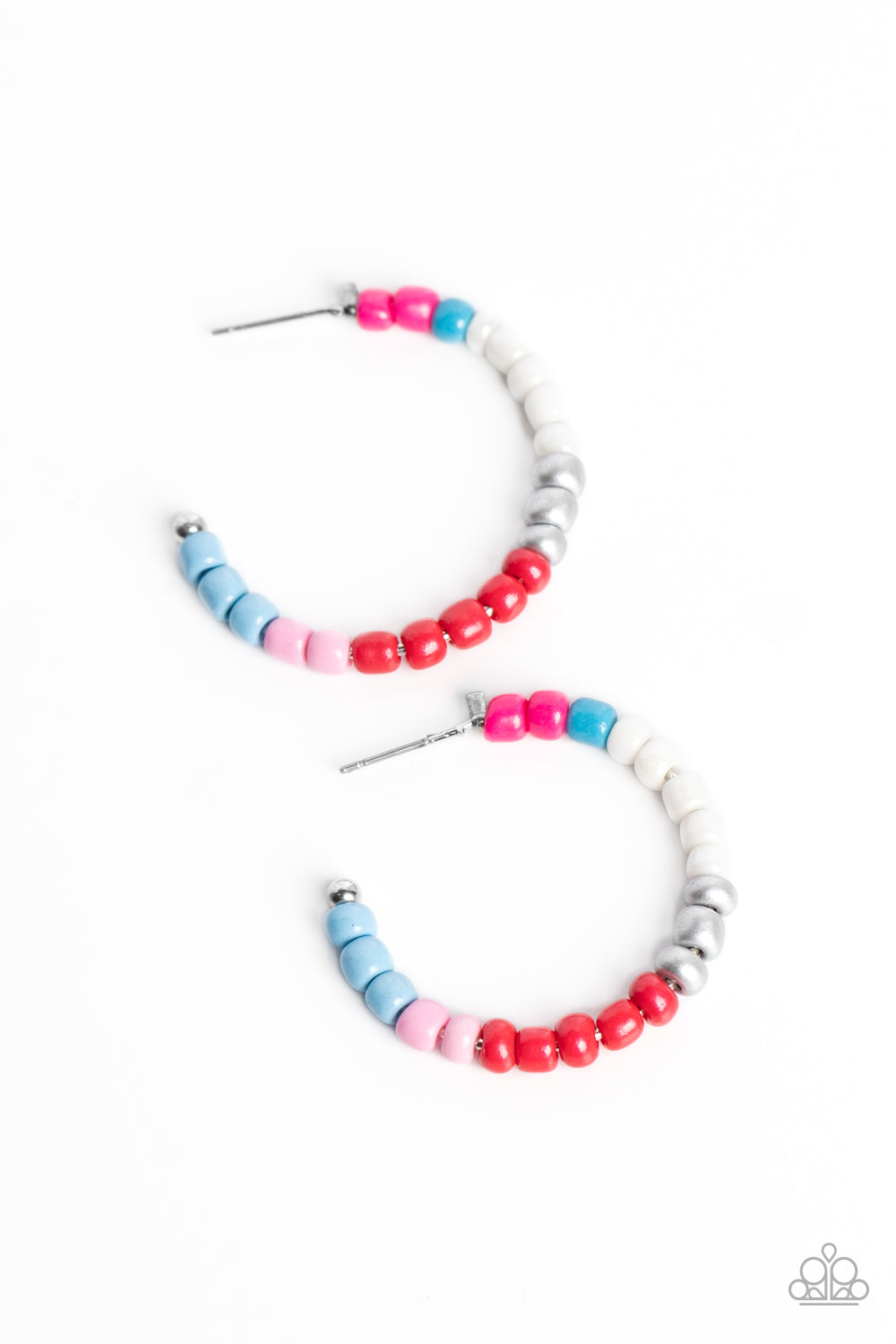 Multicolored Mambo - Pink Multi Earrings