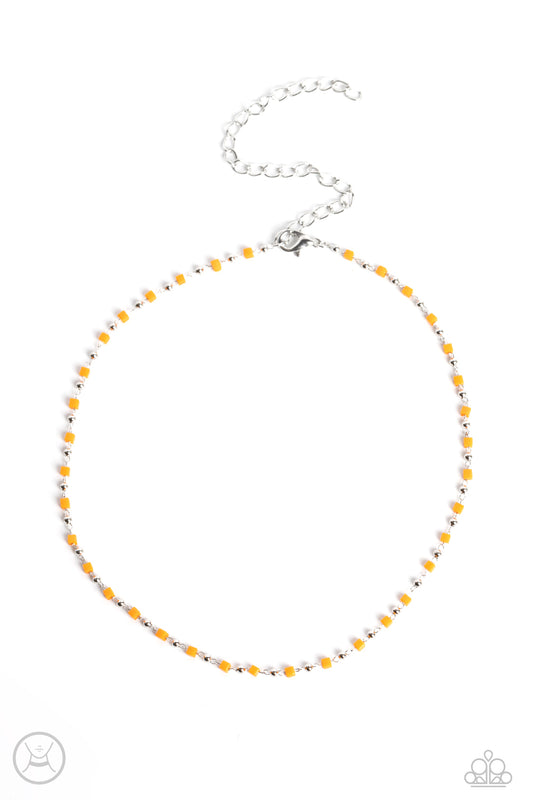 Neon Lights - Orange Necklace