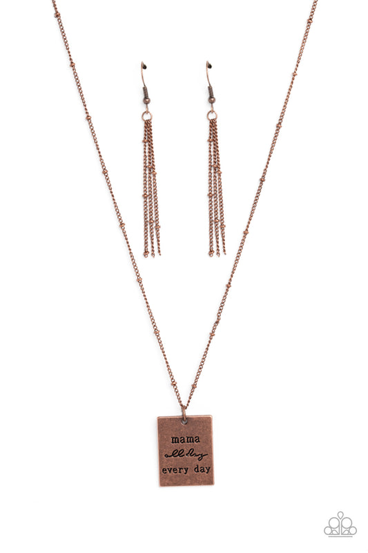 Mama MVP - Copper Necklace