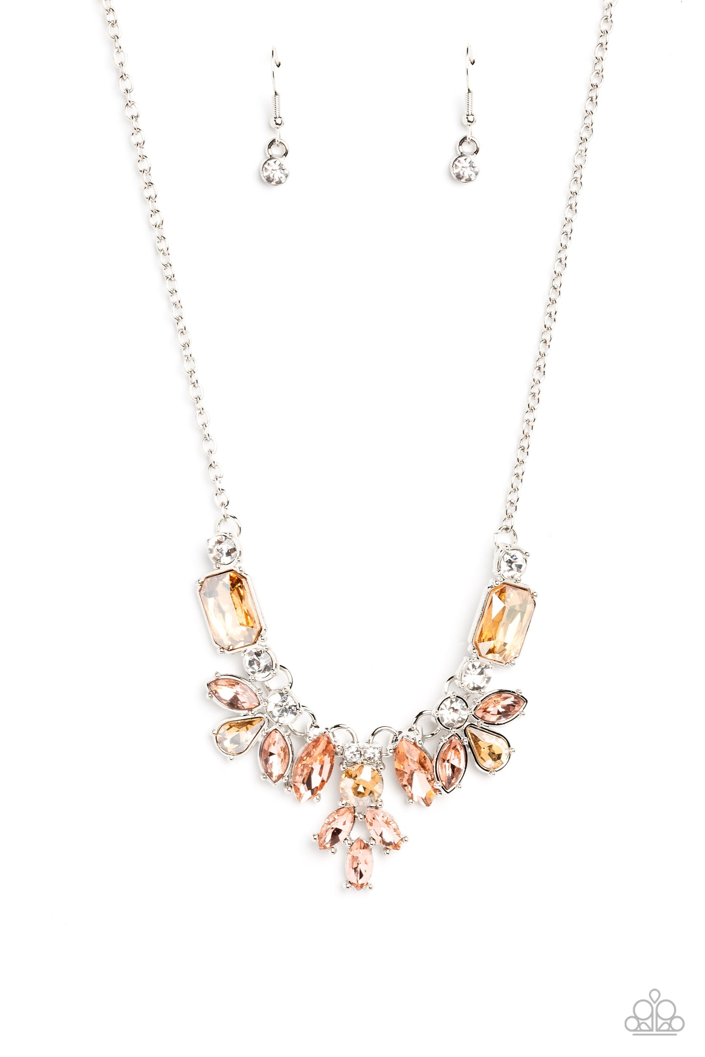 Prima Donna Dazzle - Brown Necklace