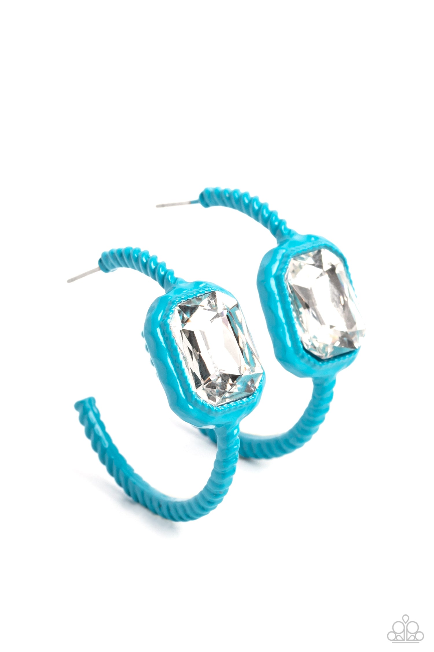 Call Me TRENDY - Blue Earrings