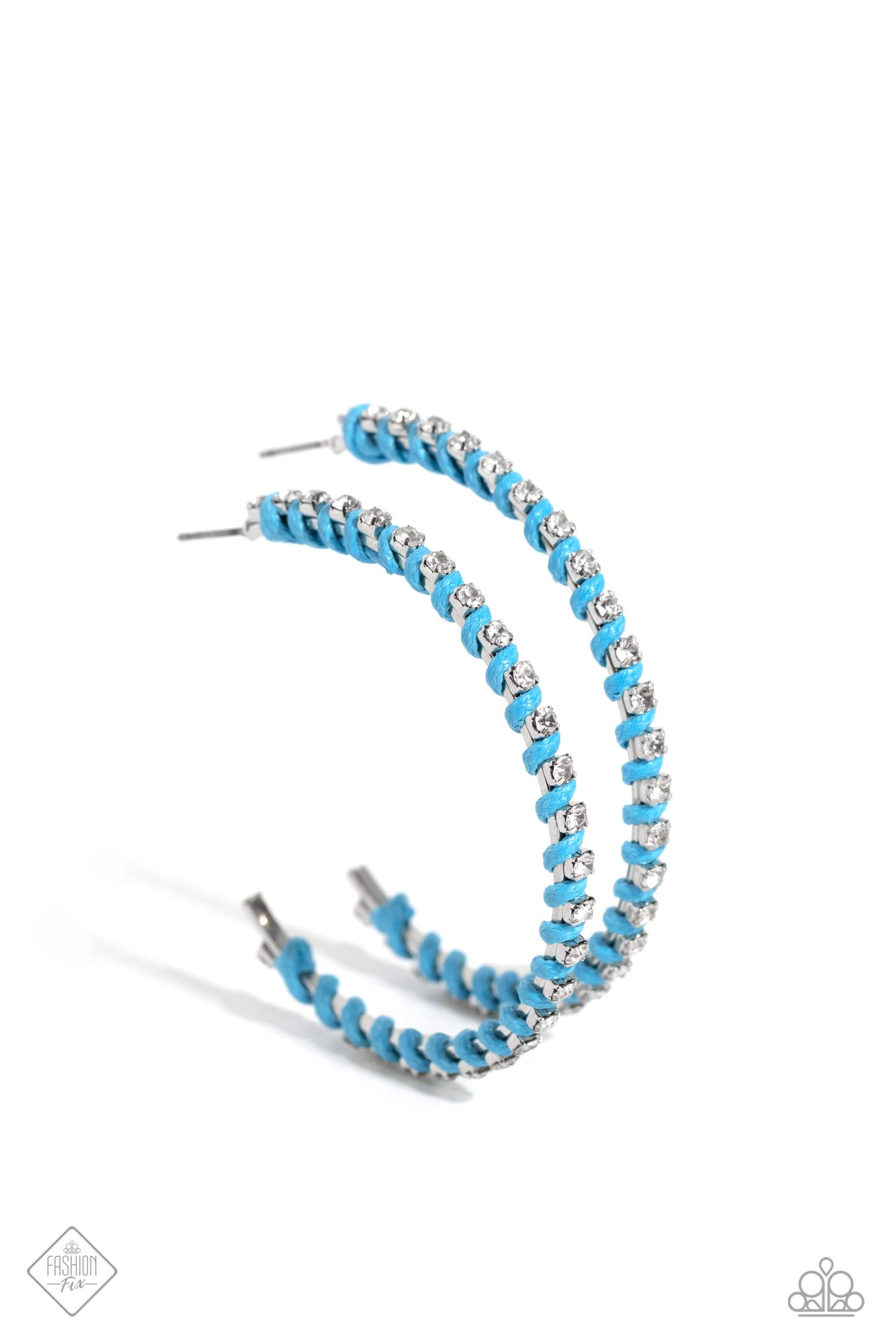 Put a STRING on It - Blue Earring