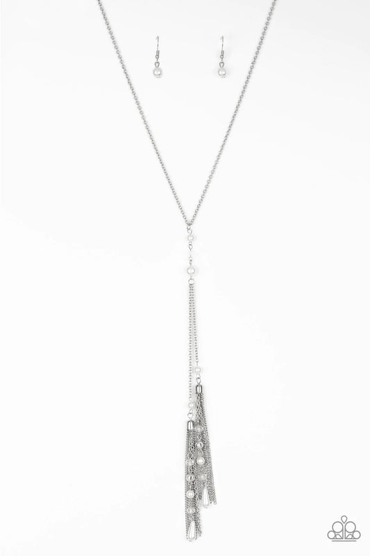 Timeless Tassels - Silver Necklace